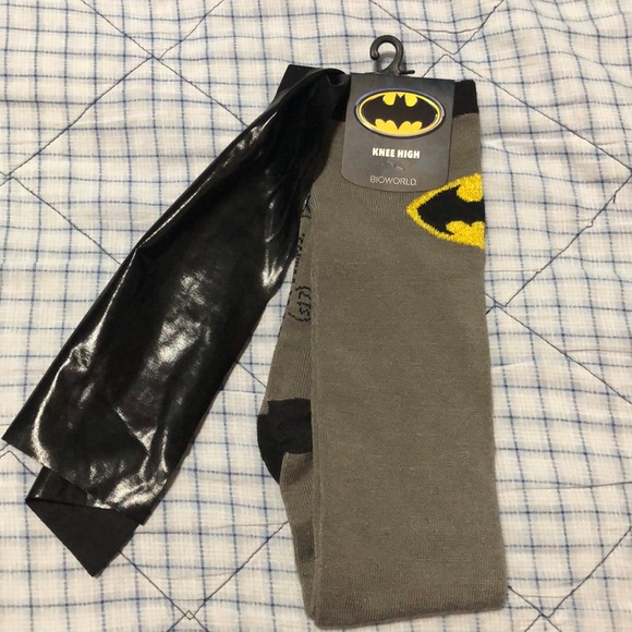 Bioworld Other - BioWorld | Knee High Batman Socks with Cape